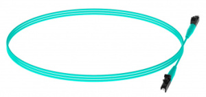 Патч-корд Panduit FZ2ELLNLNSNM015 2x50/125 OM4 LC дуплекс-LC дуплекс 15м LSZH аквамарин