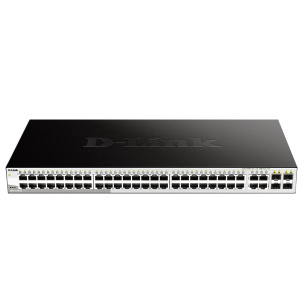 Коммутатор D-Link SMB D-Link DGS-1210-52/FL2A Управляемый L2 с 48 портами 10/100/1000Base-T и 4 комбо-портами 100/1000Base-T/SFP Коммутатор D-Link SMB D-Link DGS-1210-52/FL2A Управляемый L2 с 48 портами 10/100/1000Base-T и 4 комбо-портами 100/1000Base-T/SFP