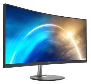 MSI PRO MP341CQ 34" 21:9 UWQHD(3440x1440) VA Curve1500R,1ms(MPRT),3000:1,100M:1,300nit,178/178,2xHDMI 2.0,DP 1.2,Tilt,Speaker,VESA,100Hz,Black,1y war-