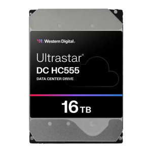 Жесткий диск серверный Western Digital 3.5" 16TB Ultrastar DC HC555 WUH722016CL5204 SAS 12Gb/s, 7200rpm, 512MB, 512e, 0B47745