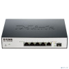 D-Link DGS-1100-06/ME/A1B Управляемый L2 коммутатор с 5 портами 10/100/1000Base-T и 1 портом 100/1000Base-X SFP