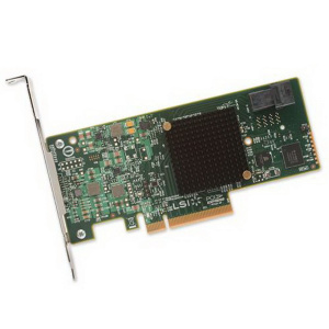 RAID-контроллер Broadcom 9341-4i SGL (LSI00419 / 05-26105-00(M) PCIe 3.0 x8 LP, SAS/SATA 12G, RAID 0,1,5,10,50, 4port(1*int SFF8643), 3008ROC