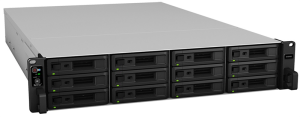 Система хранения данных Synology Rack 2U/12bay DualCont Array (QC2,4GhzCPU/8Gbupto64/2x1GbE+1x10GbERJ45(+1xExpSlot) per contr)NoHDD(upto12 2,5"/3,5"SA