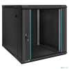 Exegate EX298610RUS Шкаф телекоммуникационный 19" настенный 12U ExeGate EC-WM-12U.600.G.BLACK (19”, 12U, 600x600x635mm (ШхГхВ), передняя дверь закален