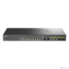 D-Link DXS-1210-12TC/B1A PROJ Настраиваемый L2+ коммутатор с 8 портами 10GBase-T, 2 портами 10GBase-X SFP+ и 2 комбо-портами 10GBase-T/SFP+