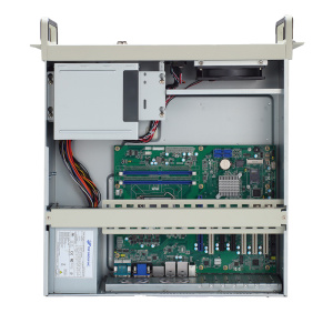 Промышленный компьютерный корпус AX61410WB-RC-NP, 4U, Full-size SHB/SBC , 14 слотов, 3 x 5.25” HDD, 1 x 3.5” HDD, 1 x 3.5'' HDD (внутренний), 2 x USB,
