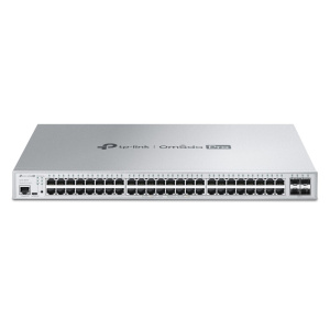 Коммутатор TP-Link SMB TP-Link S5500-48GP4F Управляемый Omada Pro уровня 2+ с 48 гигабитными портами PoE+ и 4 портами SFP