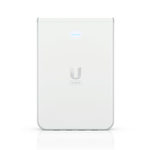 Точка доступа Wi-Fi Ubiquiti UniFi 6 AP In-Wall |U6-IW| Точка доступа 2,4+5 ГГц, Wi-Fi 6, 4х4 MU-MIMO, 5х 1G RJ45