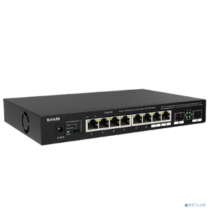 TENDA TEM2010F Коммутатор настольный 8-Ports 100/1000/2500 Mbps Base-TX + 2-Ports 100/1000/2500 Mbps Base-X SFP
