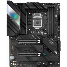 Asus ROG STRIX Z590-F GAMING WIFI {Soc-1200 Intel Z590 4xDDR4 ATX AC`97 8ch(7.1) 2.5Gg RAID+HDMI+DP}