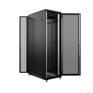 NTSS Шкаф напольный универсальный серверный NTSS R 42U 600х1200мм, 4 профиля 19, двери перфорированная и перфорированная двухстворчатая, боковые стенк