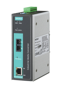 Медиаконвертер Ethernet в оптику IEEE 802.3af PoE в металлическом корпусе, многомод, разъем SC