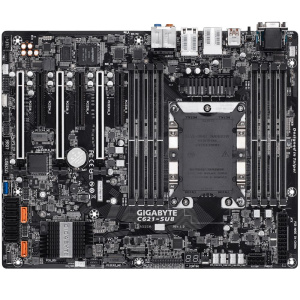 Материнская плата Gigabyte C621-SU8 Intel C621 motherboard with LGA 3647 Socket P, 6-Channel DDR4 RDIMM/LRDIMM 8 x DIMMs, Aspeed® AST2500 BMC, Dual M.