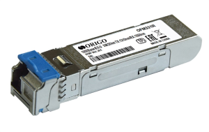 SFP-трансивер ORIGO WDM SFP-трансивер, 1000Base-BX-U (Simplex LC), Tx:1310 нм, Rx:1550 нм, для одномодового кабеля, до 20 км
