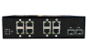 Промышленный PoE коммутатор Fast Ethernet OSNOVO SW-60802/IC Промышленный PoE коммутатор на 10 портов. Порты: 8 x FE (10/100Base-T) с PoE (до 25W) + 2