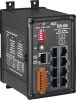Коммутатор 8 x 10/100BaseTX, кольцевое резервирование, металлический корпус