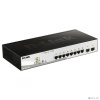 D-Link DGS-1210-10P/FL2A Управляемый L2 коммутатор с 8 портами 10/100/1000Base-T и 2 портами 1000Base-X SFP (8 портов PoE 802.3af/at, PoE бюджет 65 Вт