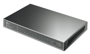 коммутатор TP-Link SG2210P, Omada™ 8-Port Gigabit Smart PoE+ Switch with 2 SFP Slots, 58 W PoE