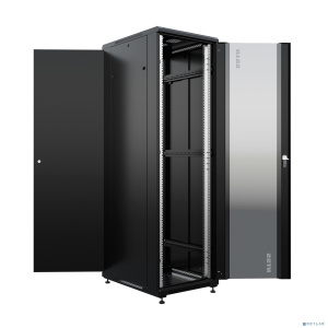 NTSS Шкаф напольный универсальный серверный NTSS R 47U 800х800мм, 4 профиля 19, двери стекло и сплошная металл, боковые стенки съемные, регулируемые о
