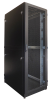 Шкаф ЦМО Шкаф серверный напольный 48U (800 1000) дверь перфорированная, задние двойные перфорированные, чёрный