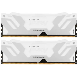 Память оперативная/ Kingston 64GB 6000MT/s DDR5 CL32 DIMM (Kit of 2) FURY Renegade RGB White XMP