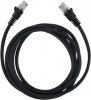Патч-корд Buro UTP 4 пары cat.5E CCA molded 2м черный RJ-45 (m)-RJ-45 (m)