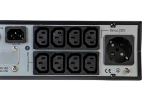 Источник бесперебойного питания Systeme Electric Smart-Save Online SRT, 1000VA/1000W, On-Line, Extended-run, Rack 2U(Tower convertible), LCD, Out: 8xC