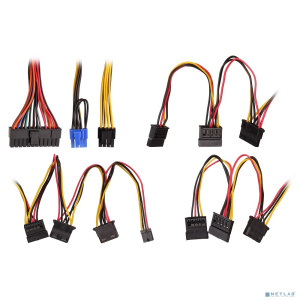 Exegate EX282073RUS Блок питания 550W 550PPX RTL, ATX, black, APFC, 14cm, 24p+(4+4)p PCI-E,4*IDE,5*SATA, FDD