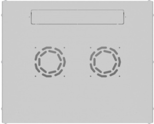 Шкаф коммутационный NTSS Lime (NTSS-WL6U5560GS) настенный 6U 550x600мм пер.дв.стекл несъемн.бок.пан. 30кг серый 520мм 12кг 110град. 370мм IP20 сталь