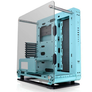Корпус Thermaltake Core P6 TG Turquoise без БП ATX 10x120mm 6x140mm 2xUSB2.0 2xUSB3.0 audio bott PSU