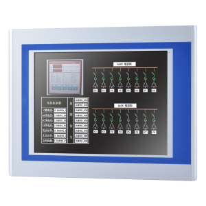 Промышленный монитор Nodka PANEL5000-A082-TU с резистивным сенсорным экраном. Дисплей 8", пылевлагозащита передней панели IP65, металлический корпус.