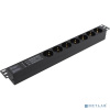 Exegate EX280836RUS Блок розеток ExeGate ServerPro PDU-19H701 Al-7S-C14-SPD3, 19",1U,алюм, 7 Schuko, С14, SPD3