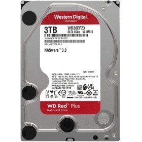 3TB WD NAS Red Plus (WD30EFZX) {Serial ATA III, 5400- rpm, 256Mb, 3.5"}