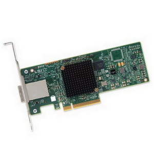 HBA-адаптер Broadcom LSI SAS 9300-8E SGL (LSI00343 / H5-25460-00 / H3-25460-02H) PCIe 3.0 x8 LP, SAS/SATA 12G HBA, 8port(2*ext SFF8644), 3008 IOC RTL