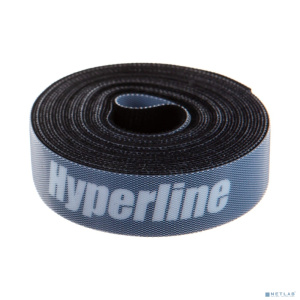 Hyperline WASNR-5x25-BK Лента (липучка) в рулоне, ширина 25 мм, длина 5 м, черная