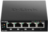 Коммутатор D-LINK Коммутатор/ DES-1005P,DES-1005P/B Unmanaged Switch 5x100Base-TX (4x100Base-TX PoE), PoE Budget 60W, metal case