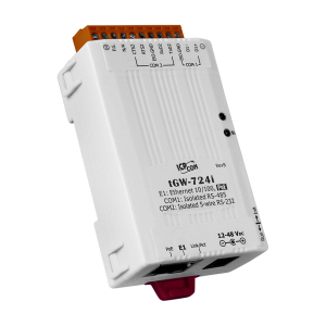 2-портовый преобразователь Modbus TCP в Modbus RTU/ASCII с возможностью питания по PoE, с изоляцией последовательных портов
