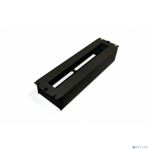 Hyperline BPB19-PS-3U-RAL9005 Рейка-DIN 1U черный (упак.:1шт)