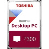2TB Toshiba P300 (HDWD220UZSVA) {SATA 3, 5400 rpm, 128Mb buffer, 3.5"}