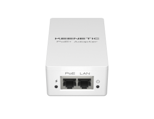 PoE+ адаптер/ Keenetic PoE+ Adapter (KN-4510) Гигабитный адаптер питания PoE+ мощностью 30 Вт 802.3af/at 2 x 1 Гбит/с PoE+ адаптер/ Keenetic PoE+ Adapter (KN-4510) Гигабитный адаптер питания PoE+ мощностью 30 Вт 802.3af/at 2 x 1 Гбит/с