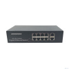 NEOMAX неуправляемый коммутатор NMS-110PoE-1000-S, 10 портов 1000 Mbps, 8xPoE, металл