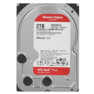 2TB WD NAS Red Plus (WD20EFZX) {Serial ATA III, 5400- rpm, 128Mb, 3.5"}