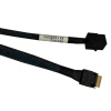 Кабель Amphenol RSL38-2804 Slimline SASx4 (SFF8654) -to- HD MiniSAS x4 (SFF8643) 80cm,