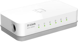 Коммутатор D-LINK Коммутатор/ DES-1005C Unmanaged Switch 5x100Base-TX, plastic case