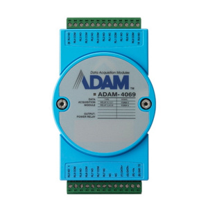 Модуль интерфейсный Advantech ADAM-4069-B Модуль релейного вывода, 8 каналов, Power Relay Output Module with Modbus