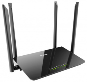 Роутер беспроводной D-Link DIR-843/RU/B1A 10/100/1000BASE-TX черный