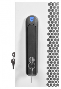 Шкаф серверный ЦМО (ШТК-М-42.8.10-4ААА) напольный 42U 800x1000мм пер.дв.перфор. задн.дв.перфор. 2 бок.пан. направл.под закл.гайки 550кг серый 855мм 13