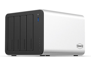 Система хранения данных TerraMaster F4-425 Plus tower NAS QC 3,4Ghz/8Gb(32)/TRAID,RAID0,1,10,5,6/up to 4 HDD SATA(3,5'/2,5')/3xM.2 2280 NVMe/3xUSB 10G