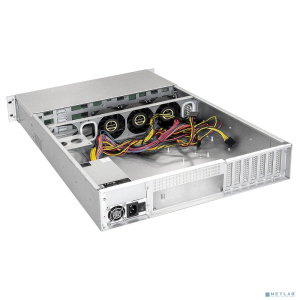 Exegate EX293401RUS Серверный корпус ExeGate Pro 2U660-HS12 <RM 19", высота 2U, глубина 660, БП 1U-1100ADS, 12xHotSwap>