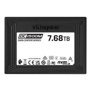 SSD KINGSTON Enterprise 7,68TB DC1500M U.2 PCIe NVMe (R3100/W2700MB/s) 1DWPD SEDC1500M/7680G